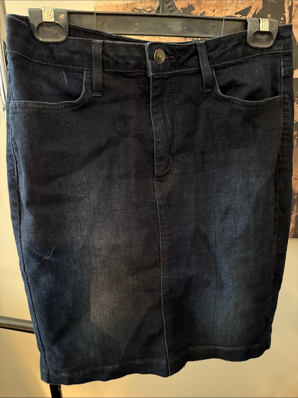 Just Black Dark Indigo Jean Skirt